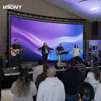 Pantalla LED de Alquiler para Interiores y Exteriores P2.97 500x1000mm 7680Hz, Pantalla LED para Escenarios, Video Wall para Iglesias, Conciertos, Bodas, Fabricante