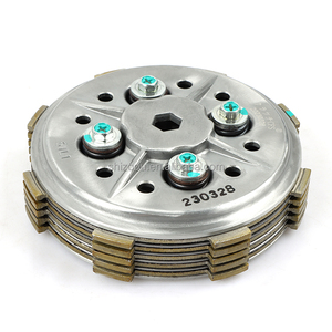 Kit d'embrayage complet 5 pièces de haute qualité pour moto Yamaha YBR125 YBR <span class=keywords><strong>125</strong></span> XTZ <span class=keywords><strong>TTR</strong></span> <span class=keywords><strong>125</strong></span> - Product Image 1