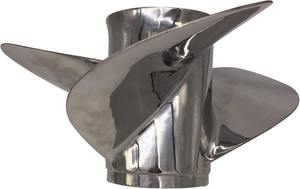 Winibo Neuer 13-1/4"x17" Edelstahl-Außenborder-Propeller für Yamaha 60-140 PS mit 15 Keilzähnen, Bootsmotor-Propeller 13-1/2"x14" - Product Image 5