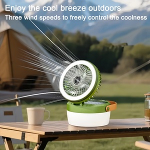 <span class=keywords><strong>Linterna</strong></span> <span class=keywords><strong>de</strong></span> ventilador plegable LED multifuncional con energía solar IP44 impermeable 50000 horas <span class=keywords><strong>de</strong></span> vida útil-Luz <span class=keywords><strong>de</strong></span> emergencia y tienda <span class=keywords><strong>de</strong></span> campaña - Product Image 2