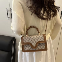 Sacs à bandoulière pour femmes en gros directement de l'usine, sacs fourre-tout décontractés à imprimé pour femmes, nouvelle tendance de la mode, petit sac carré décontracté pour femmes