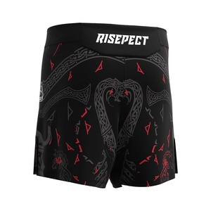 Shorts de MMA con Cintura Suave, Diseño sin Velcro, Tela Duradera y Ultraligera, Parche de Marca Delantero y Trasero - Product Image 4