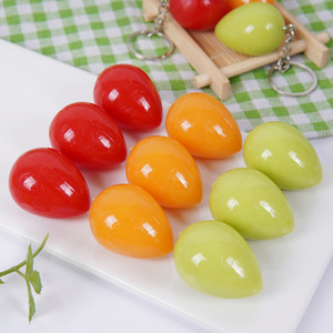 Colgante de tomate cherry a escala 1:1, fruta de juguete realista, adorno de tomate cherry realista en forma de lágrima. - Product Image 4