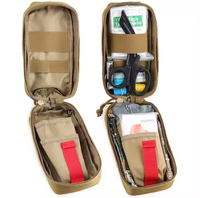 Trousse de premiers secours tactique d'urgence IFAK avec matériau Oxford Molle imperméable pour la survie en plein air, les voyages, la randonnée, le camping