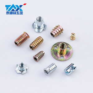 GDTYF Four Prong Nails M6 M8 Zinc Plated Cabinet Furniture Fasteners - Product Image 2