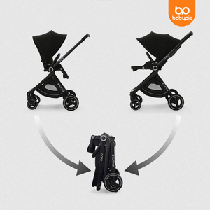 Cochecito de bebé Cochecito de paisaje alto Cochecito plegable Cochecito de lujo y cochecito de bebé para bebé De <span class=keywords><strong>Bebe</strong></span> 3 Em <span class=keywords><strong>1</strong></span> - Product Image 4