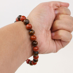 Pulsera <span class=keywords><strong>de</strong></span> <span class=keywords><strong>Piedras</strong></span> <span class=keywords><strong>de</strong></span> <span class=keywords><strong>Ojo</strong></span> <span class=keywords><strong>de</strong></span> <span class=keywords><strong>Tigre</strong></span> y Obsidiana <span class=keywords><strong>de</strong></span> 8mm, Unisex, Hecha a Mano, con Cuentas, Diseño Geométrico Moderno, Ideal para Regalo - Product Image 5