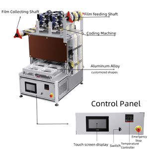 เครื่องซีลถุงเก็บอาหารแบบกึ่งอัตโนมัติ YT500-4 ใช้ไฟฟ้าและแก๊ส ช่วยรักษาความสดของอาหารได้นานขึ้น - Product Image 3