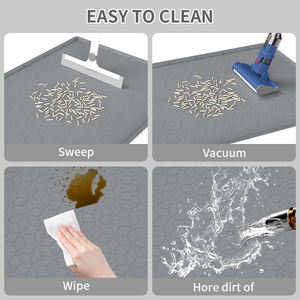 Grote Waterdichte Antislip Kattenbak Mat Siliconen Massief Kitty Vanger Box Easy Clean Trapping Matten Voor Honden - Product Image 3