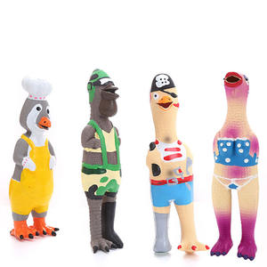 Lattice non tossico cane giocattolo a forma di pollo divertente Squeaky giocattolo cane giocattolo con il suono - Product Image 2