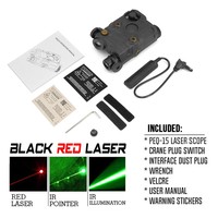 Boîte tactique multifonctionnelle de pointeur laser IR de PEQ-15 pour le guide de 20-22mm