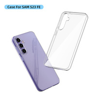 Étui de protection sans fil ultra fin en TPU écologique antichoc pour S23 S22 S21 Note 20 Ultra 10 Plus Transparent