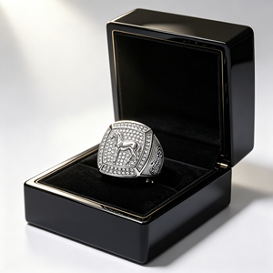 Personalized Made Logo Factory Direct Custom <strong>Name</strong> Multi Function Purple Tigers Championship Rings Karate - Product Image 4