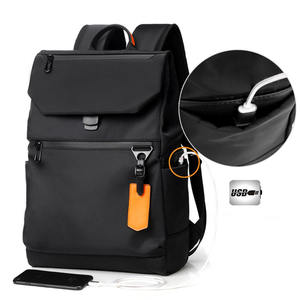 Mochilas Personalizadas con Cierre Enrollable para Hombre, Impermeables, de Viaje, Casuales, Deportivas, con Puerto USB para Laptop - Product Image 3