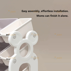 Armario de Almacenamiento de Juguetes para Niños con Diseño de <span class=keywords><strong>Mickey</strong></span>, Estante de Plástico de Varias Capas para Guardería, Organizador para Niños Pequeños, Venta al Por Mayor OEM - Product Image 3