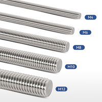 Fasteners High-quality Stainless Steel Metric Flexco 112e Fully Threaded Black Threaded Rods