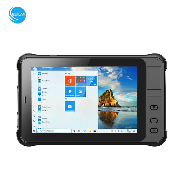 OEM Industrial Rugged Tablet PC Windows 10 HD Display 4G Lte GPS Barcode FingerPrint NFC RFID Reader IP65 Waterproof OEM