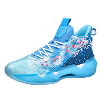 Chaussures de Basketball Montantes Confortables pour Hommes, Baskets Sportives Robustes à Pointe Sécurisée pour Jeunes et Adultes