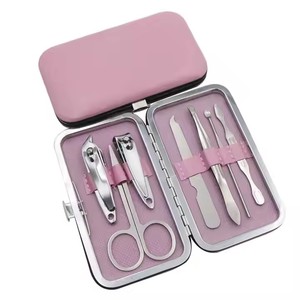 7pcs Stainless Steel <b>Nail</b> Clippers <b>Set</b> Manicure Pedicure Kit in Acrylic Travel Box - Product Image 3