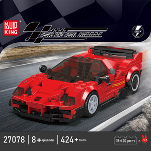 Yuxing <span class=keywords><strong>Mini</strong></span> coche 27077-27080 juguetes de bloques de construcción educativos DIY juegos de Moc de plástico para niños y niñas adornos de modelo de coche - Product Image 2