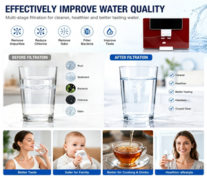 Système de filtration d'<span class=keywords><strong>eau</strong></span> domestique en gros pour <span class=keywords><strong>eau</strong></span> potable, machine RO à <span class=keywords><strong>eau</strong></span> froide et chaude instantanée 75G 100G - Product Image 5