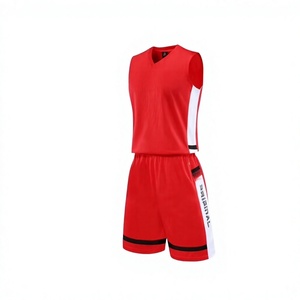 Conjunto de Uniforme de Baloncesto Retro Personalizado para Hombre, 140GSM, Malla, Jersey y Pantalones Cortos, Venta al Por Mayor, Fabricante OEM, Diseño Liso - Product Image 1