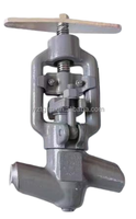 Vanne à soupape à haute pression en acier forgé durable DN10 DN20 DN25, type à souder bout à bout pour système de vapeur de centrale thermique