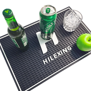 Custom Printed <b>Silicone</b> PVC Bar Runner Rubber Pub Mat Beer Spill <b>Pad</b> Rail Mat Drip Tray Non Slip Service Mat - Product Image 6