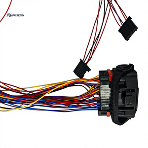 Faisceau de câblage long pour console centrale de carrosserie automobile, multi-branches, gaine tressée colorée, faisceau de câblage personnalisé OEM 12V 24V - Product Image 5