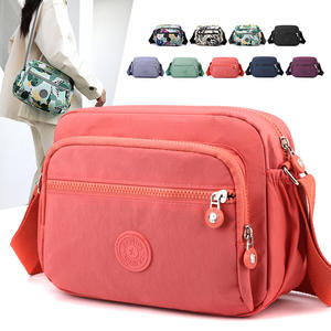 Bolso Bandolera de Nailon para Mujer, Color Sólido, Múltiples Bolsillos, Impermeable, Portátil, para Uso Diario, Primavera 2025 - Product Image 1