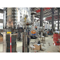 Distillateur d'huile essentielle de cuivre de qualité supérieure pour l'extraction commerciale d'alcool de palissandre de vanille