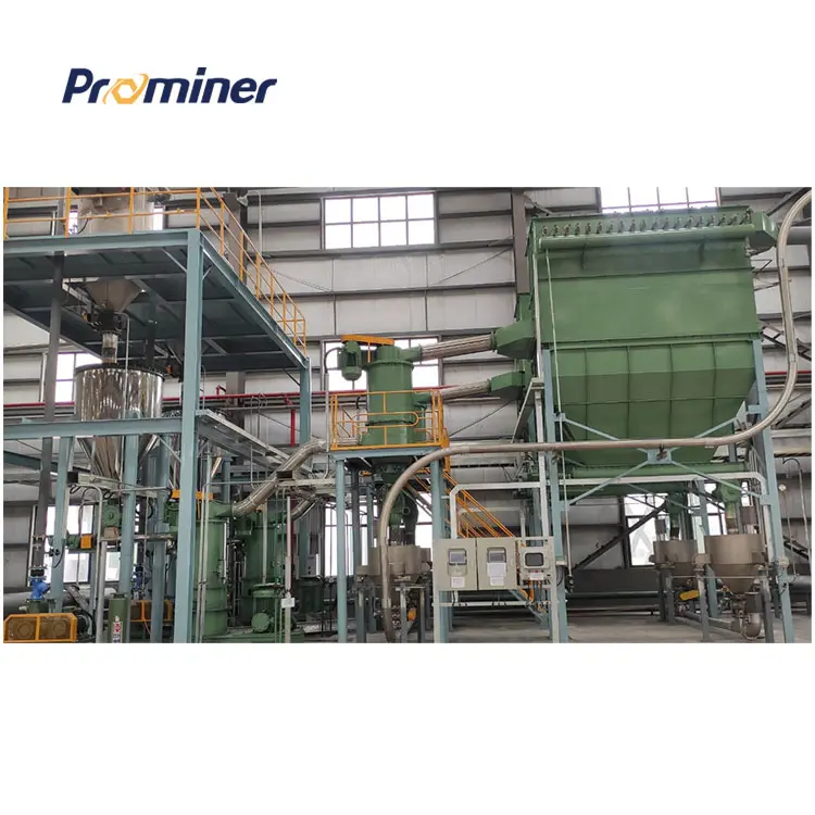 High efficiency dust control Collecting efficiency up to 99.99%  Negative pressure operation without fly ash Impact Mill