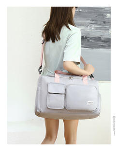 Sac de voyage unisexe grande capacité, léger, tendance, avec logo personnalisé, idéal pour le week-end, la gym, le sport, imperméable - Product Image 1