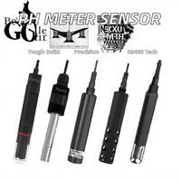 Sensor pH Air Industri RS485 Elektroda Terintegrasi, Meter Probe pH Digital Presisi Tinggi untuk Pemantauan