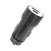 Chargeur de voiture USB double port 3.1A, charge rapide pour téléphone portable, adaptateur de voiture type C