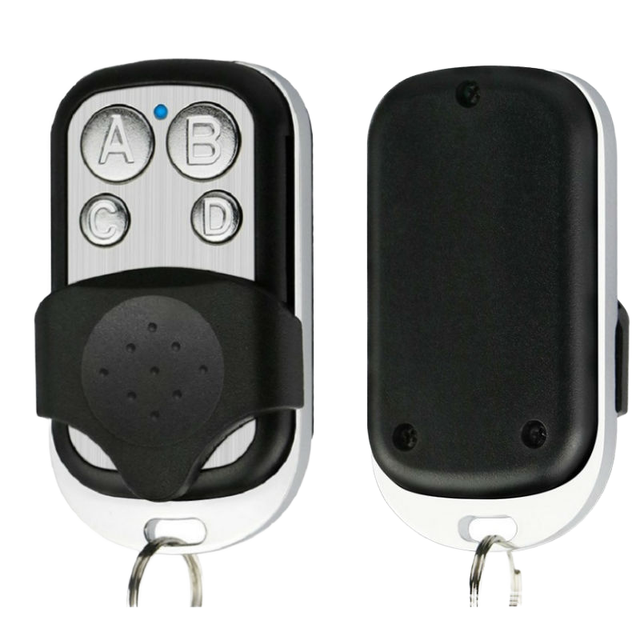 High Quality 433MHz/315MHz Remote Control Key Fob 6V Automatic Cloning Learning & Rolling Code Duplicator Garage Gate Door