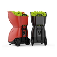 Máquina Profesional de Lanzamiento de Pelotas de Tenis Controlada por Aplicación, Recargable y Programable, con Logotipo y Color Personalizables