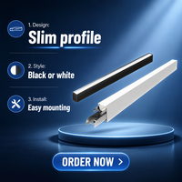 Luminaire suspendu linéaire LED en aluminium anti-éblouissement Lightwoo 80W 8FT, connectable en grille sans soudure pour centres commerciaux, supermarchés, CE CB