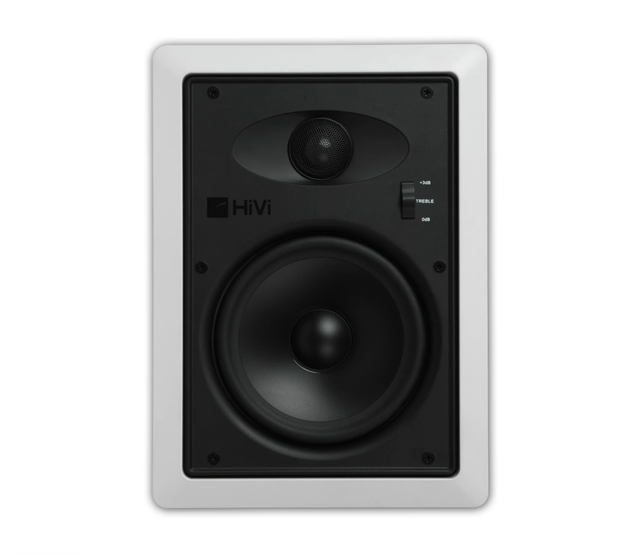 Surrounding Speakers 5 Inch HIVI VX6-W Wall Ceiling Insert Sound Music Audio System for Professional Home Theater or Studio