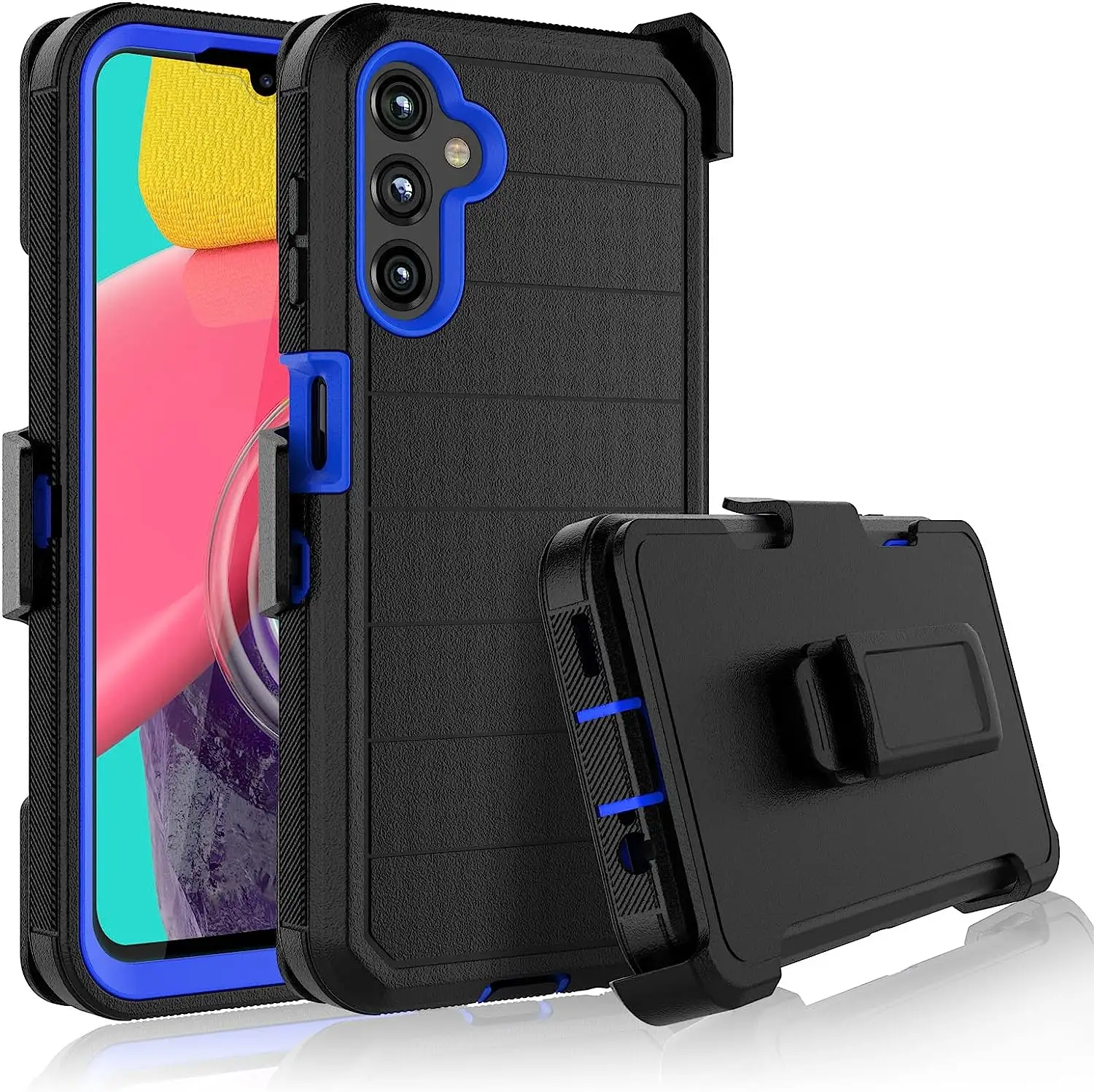 Defender Holster Mobile Cell Phone Case For Samsung Galaxy A14 A34 A54 5G Heavy Duty Rugged Belt Clip Cover