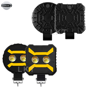 Lkt Thiết Kế Mới 3Inch Vuông Vòng 4 Chế độ 14W LED Làm Việc Ánh Sáng Ngoài Trời Off-Road Xe Với Chạy Nước Xe Máy Spotlight - Product Image 6