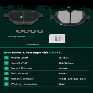 Pastillas de Freno para Automóvil, Precio al por Mayor, Estilo Moderno, Precio Competitivo, Pastillas de Freno de Cerámica para <span class=keywords><strong>BMW</strong></span> y Mercedes-Benz - Product Image 4