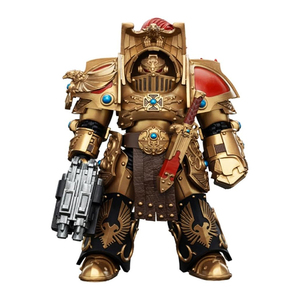 Figura de Acción JOYTOY Warhammer Aquilon Terminator <span class=keywords><strong>Squad</strong></span>, Aquilon con Lastrum Storm Bolter, Escala 1/18, Modelo Coleccionable Mecha - Product Image 1