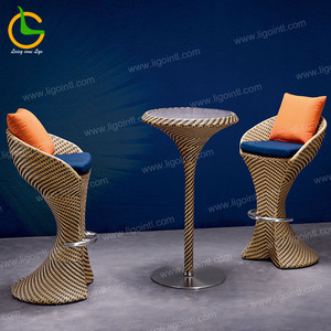 Sgabello <span class=keywords><strong>da</strong></span> <span class=keywords><strong>Bar</strong></span> in vimini in Rattan personalizzato per discoteca mobili in Rattan sedia <span class=keywords><strong>da</strong></span> <span class=keywords><strong>Bar</strong></span> per Hotel High Poolside mobili commerciali moderni per esterni - Product Image 4