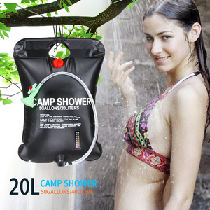 <span class=keywords><strong>Douche</strong></span> de camping portable 20L la plus récente et chauffe-eau <span class=keywords><strong>solaire</strong></span> <span class=keywords><strong>avec</strong></span> tuyau chauffant et sac, 5 gallons, <span class=keywords><strong>douche</strong></span> extérieure - Product Image 3