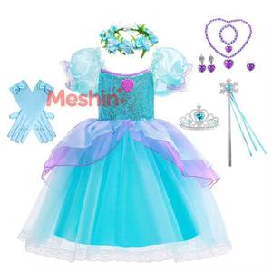 Disfraz de Princesa para Bebés Niñas MS con Accesorios, Carnaval, Cumpleaños, Sirena, Halloween, Navidad - Product Image 1