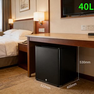 Mini-réfrigérateur 40L, porte simple, compact, pour chambre, appartement, ou comme armoire à thé - Product Image 1