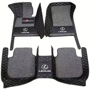 Tapis de sol de voiture de luxe imperméables à double couche en cuir/PVC de 20 mm d'épaisseur, ensemble complet pour ACURA MDX RDX ZDX TSX RL TL CDX TLX - Product Image 6