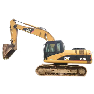 Excavadora Hidráulica Usada Original de Japón, Caterpillar 320D de 20 Toneladas, Certificación CE, Maquinaria de Excavación de Alto Rendimiento con Rompedor - Product Image 1