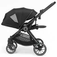 Poussette Buggy de luxe personnalisée pour bébé Système de voyage pour bébé Pliable à une main Poussettes pour bébé Poussettes 3 en 1 de poche